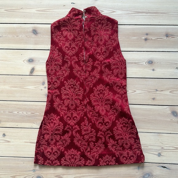 Rare 60s English brocade tunic, size 0-2 - Picture 4 of 6